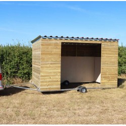 Tractabri avec ouverture latérale pour nourrisseur