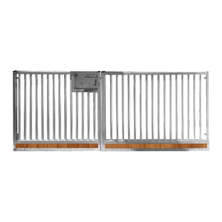 Façade poney galvanisée.