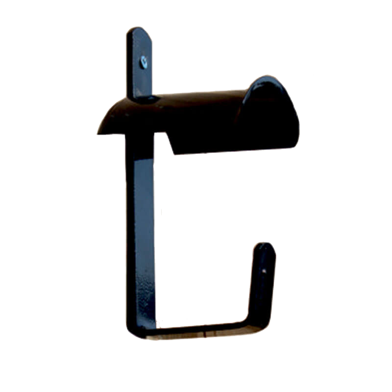 Porte bride simple, metal peint Couleur Noir