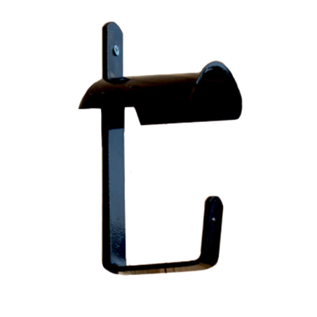 Porte bride simple, metal peint Couleur Noir