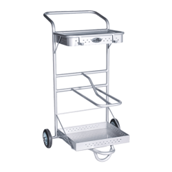 Servante d'écurie en acier peint gris. Gamme Alfako.