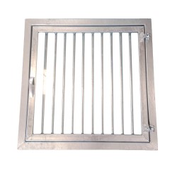 Fenêtre verre securit avec barreaux