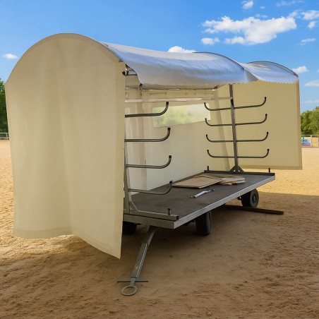 Protection bâche pour Porte barres double