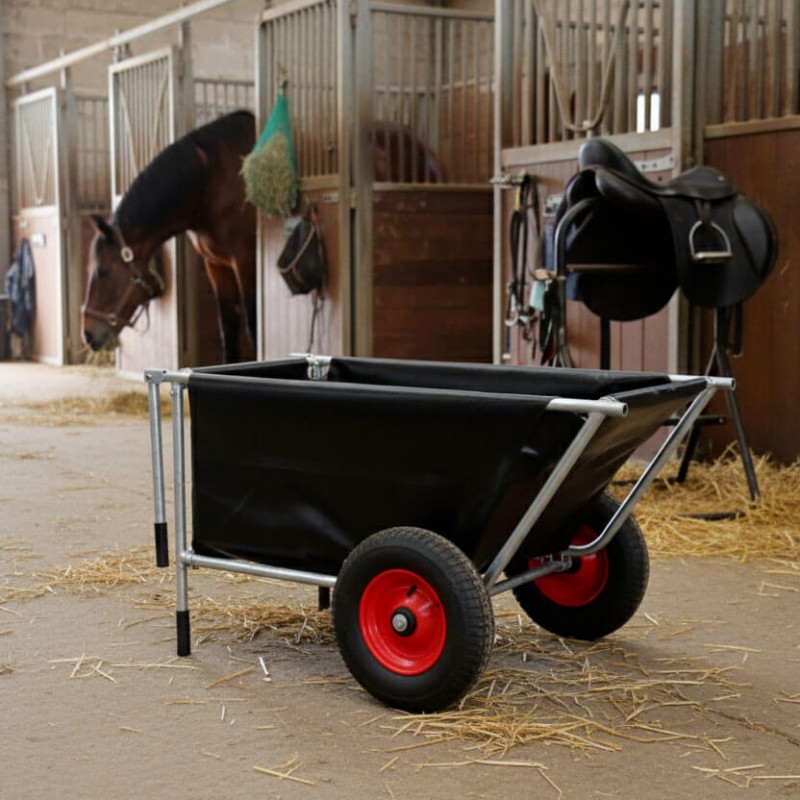 Brouette bâche démontable