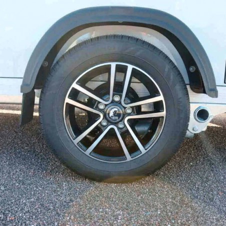 Roue seule 195/50 R13C jantes aluminium pour C1000 composite