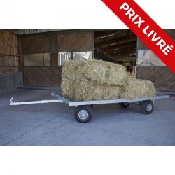 Remorque d'écurie 1 Tonne 1,2 x 2,5 m livré toute France