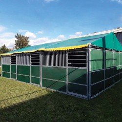 Reconditionné - Lot de 6 boxes démontables 3x3 m