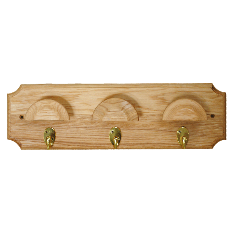 Support pour trois filets, en chêne