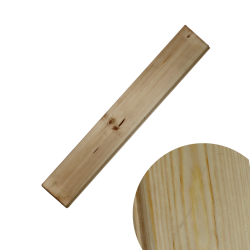 Planche haute type 40 rainurée et rabotée pin massif