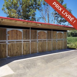 Lot de 10 boxes Liberté Haras, livraison comprise