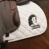 Tapis de selle noir, Cheval Liberté
